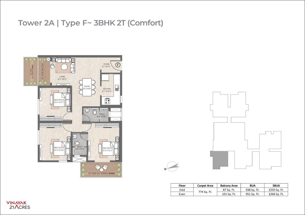 2A_F_3BHK+2T (Comfort)